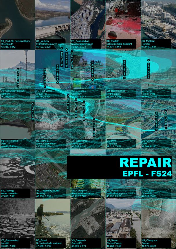 Repair and reuse in entangled landscapes
